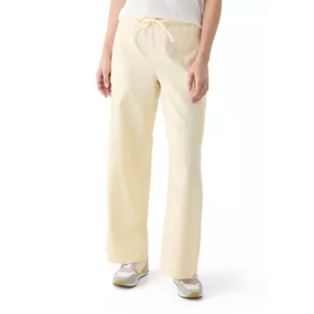 Vanilla Star Yellow Straight Leg Pants with Elegant Comfort